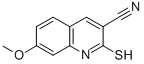 2-MERCAPTO-7-METHOXY-QUINOLINE-3-CARBONITRILE CAS#: 116705-02-3