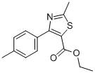 2-METHYL-4-(4-METHYLPHENYL)-5-THIAZOLECARBOXYLIC ACID ETHYL ESTER CAS#: 159448-57-4