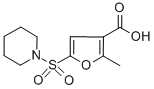 2-METHYL-5-(PIPERIDINOSULFONYL)-3-FUROIC ACID CAS#: 306936-38-9