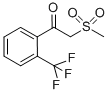 2-(METHYLSULFONYL)-1-[2-(TRIFLUOROMETHYL)PHENYL]ETHANONE CAS#: 387350-34-7