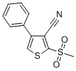 2-(METHYLSULFONYL)-4-PHENYLTHIOPHENE-3-CARBONITRILE CAS#: 116526-64-8