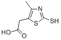 2-Mercapto-4-methyl-5-thiazoleacetic acid CAS#: 34272-64-5