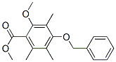 2-Methoxy-3,5,6-trimethyl-4-(phenylmethoxy)benzoic acid methyl ester CAS#: 34874-82-3