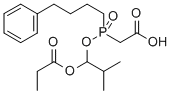 [(2-Methyl-1-propionylpropoxy)(4-phenylbutyl)phosphinoyl]acetic acid CAS#: 123599-78-0