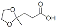 2-Methyl-1,3-dioxolane-2-propanoic Acid CAS#: 4388-57-2