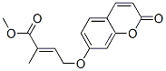 2-Methyl-4-[(2-oxo-2H-1-benzopyran-7-yl)oxy]-2-butenoic acid methyl ester CAS#: 38971-87-8