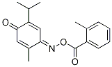 2-Methyl-5-(1-methylethyl)-2,5-cyclohexadiene-1,4-dione 1-[O-(2-methylbenzoyl)oxime] CAS#: 321688-88-4