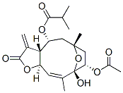2-Methylpropanoic acid (3aR,4R,6R,8S,9S,10Z,11aR)-8-acetoxy-2,3,3a,4,5,6,7,8,9,11a-decahydro-9-hydroxy-6,10-dimethyl-3-methylene-2-oxo-6,9-epoxycyclodeca[b]furan-4-yl ester CAS#: 33143-54-3