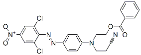 2-[N-(2-cyanoethyl)-4-[(2,6-dichloro-4-nitrophenyl)azo]anilino]ethyl benzoate CAS#: 37672-70-1