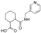 2-(N-(3-PYRIDYLMETHYL)CARBAMOYL)CYCLOHEXANECARBOXYLIC ACID CAS#: 309292-93-1