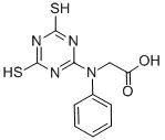 2-(N-CARBOXYMETHYL-N-PHENYL)AMINO-4,6-DIMERCAPTO-1,3,5-TRIAZINE CAS#: 175161-86-1