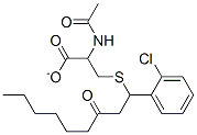 2-(N-acetylamino)-3-(1-(2-chlorophenyl)-3-oxononylthio)propionate CAS#: 115887-23-5