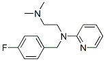 2-[N-(p-Fluorobenzyl)-N-(2-dimethylaminoethyl)amino]pyridine CAS#: 396-59-8