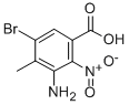 2-NITRO-3-AMINO-4-METHYL-5-BROMOBENZOIC ACID CAS#: 34545-22-7
