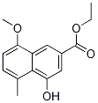 2-Naphthalenecarboxylic acid, 4-hydroxy-8-Methoxy-5-Methyl-, ethyl ester CAS#: 137932-77-5