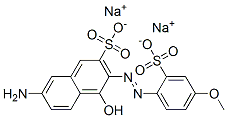2-Naphthalenesulfonic acid, 7-amino-4-hydroxy-3-[(4-methoxy-2-sulfophenyl)azo]-, disodium salt CAS#: 42972-22-5