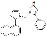 2-Naphthyl-1H-imidazol-1-yl-4-phenyl-1-pyrrol-3-ylmethane CAS#: 150359-02-7