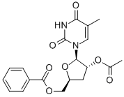 2'-O-ACETYL-5'-O-BENZOYL-3'-DEOXY-5-METHYLURIDINE CAS#: 143653-60-5