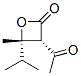 2-Oxetanone, 3-acetyl-4-methyl-4-(1-methylethyl)-, cis- (9CI) CAS#: 136814-01-2