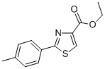 2-P-TOLYL-THIAZOLE-4-CARBOXYLIC ACID ETHYL ESTER CAS#: 132089-32-8
