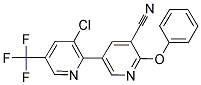 2-PHENOXY-5-(3-CHLORO-5-TRIFLUOROMETHYL-2-PYRIDYL)-3-CYANOPYRIDINE CAS#: 339011-81-3