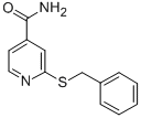2-[(PHENYLMETHYL)THIO]-PYRIDINE-4-CARBOXAMIDE CAS#: 347146-27-4