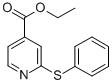 2-(PHENYLTHIO)-PYRIDINE-4-CARBOXYLIC ACID ETHYL ESTER CAS#: 282087-47-2
