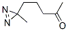 2-Pentanone, 5-(3-methyl-3H-diazirin-3-yl)- (9CI) CAS#: 145838-81-9