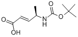 2-Pentenoicacid,4-[[(1,1-dimethylethoxy)carbonyl]amino]-,(2E,4R)-(9CI) CAS#: 299182-03-9