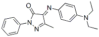 2-Phenyl-4-[[4-(diethylamino)phenyl]imino]-5-methyl-2H-pyrazole-3(4H)-one CAS#: 4595-01-1