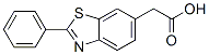 2-Phenyl-6-benzothiazoleacetic acid CAS#: 36782-39-5