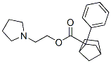 2-Phenylbicyclo[2.2.1]heptane-2-carboxylic acid 2-(1-pyrrolidinyl)ethyl ester CAS#: 3570-06-7