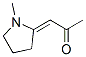 2-Propanone, 1-(1-methyl-2-pyrrolidinylidene)-, (E)- (9CI) CAS#: 126412-05-3