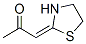 2-Propanone, 1-(2-thiazolidinylidene)-, (E)- (9CI) CAS#: 126979-03-1