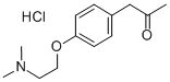 2-Propanone, 1-(4-(2-(dimethylamino)ethoxy)phenyl)-, monohydrochloride CAS#: 126002-37-7