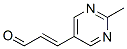 2-Propenal, 3-(2-methyl-5-pyrimidinyl)-, (2E)- (9CI) CAS#: 312262-93-4