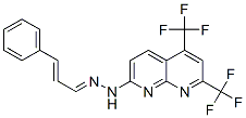 2-Propenal,3-phenyl-,[5,7-bis(trifluoromethyl)-1,8-naphthyridin-2-yl]hydrazone(9CI) CAS#: 338962-18-8