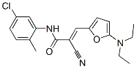 2-Propenamide,  N-(5-chloro-2-methylphenyl)-2-cyano-3-[5-(diethylamino)-2-furanyl]- CAS#: 36-64-6