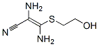 2-Propenenitrile,  2,3-diamino-3-[(2-hydroxyethyl)thio]- CAS#: 116014-66-5