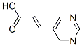 2-Propenoic acid, 3-(5-pyrimidinyl)-, (2E)- (9CI) CAS#: 123530-65-4