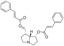 2-Propenoic acid, 3-phenyl-, hexahydro-7-(((1-oxo-3-phenyl-2-propenyl) oxy)methyl)-1H-pyrrolizin-1-yl ester, (1R-(1alpha,7alpha,7abeta))- CAS#: 39818-16-1