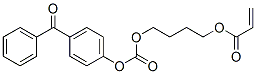 2-Propenoic acid, 4-(4-benzoylphenoxy)carbonyloxybutyl ester CAS#: 131513-00-3