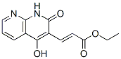 2-Propenoicacid,3-(1,2-dihydro-4-hydroxy-2-oxo-1,8-naphthyridin-3-yl)-,ethylester(9CI) CAS#: 153457-35-3
