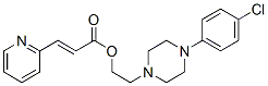2-Pyridineacrylic acid 2-[4-(p-chlorophenyl)-1-piperazinyl]ethyl ester CAS#: 4415-51-4