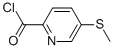 2-Pyridinecarbonyl chloride, 5-(methylthio)- (9CI) CAS#: 128073-12-1