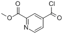 2-Pyridinecarboxylic acid, 4-(chlorocarbonyl)-, methyl ester (9CI) CAS#: 135054-67-0