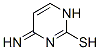 2-Pyrimidinethiol, 1,4-dihydro-4-imino- (9CI) CAS#: 140907-24-0