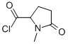 2-Pyrrolidinecarbonyl chloride, 1-methyl-5-oxo- (9CI) CAS#: 42435-90-5