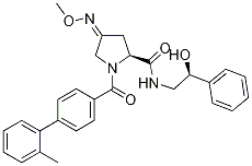 2-PyrrolidinecarboxaMide, N-[(2S)-2-hydroxy-2-phenylethyl]-4-(MethoxyiMino)-1-[(2'-Methyl[1,1'-biphenyl]-4-yl)carbonyl]-, (2S,4Z)- CAS#: 364071-17-0