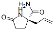2-Pyrrolidinecarboxamide,5-oxo-2-(2-propenyl)-,(R)-(9CI) CAS#: 144466-58-0